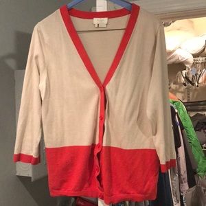Color block cardigan